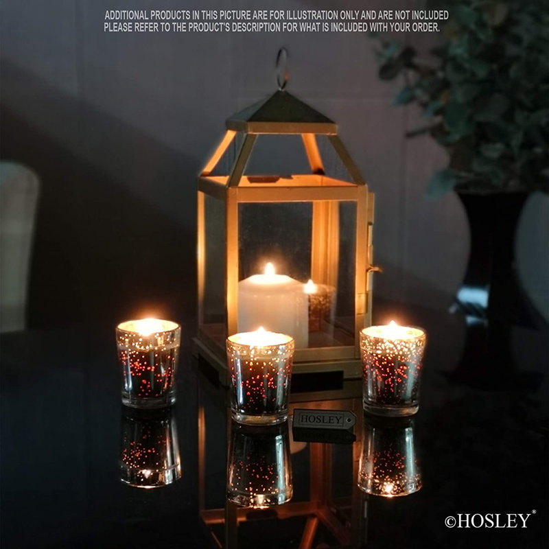 Rose Scented Votive Candle with Glass Holder
