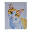 «Gazing Orange Cat Portrait», toile par Tatiana Roberts-2053743794