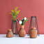 Ensemble de 3 vases de table en terre cuite 3 pièces Cecilia Brown