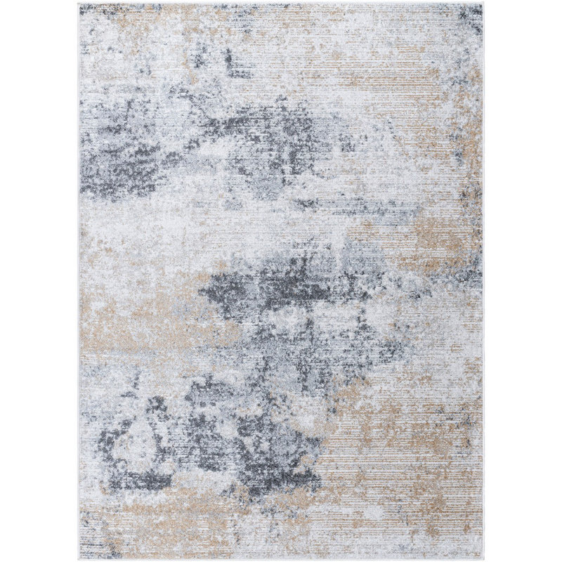 Blannie Abstract Machine Tufted Area Rug, Rectangle 60 x 90 cm