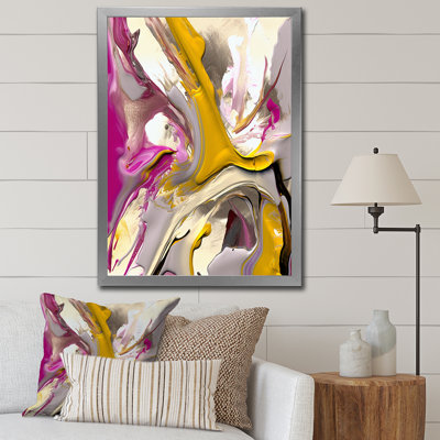 Early Morning Grace Abstract Expressionism I - Abstract Painting Canvas Wall Art