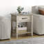 48cm W Solid Wood Bedside Table-1014749489
