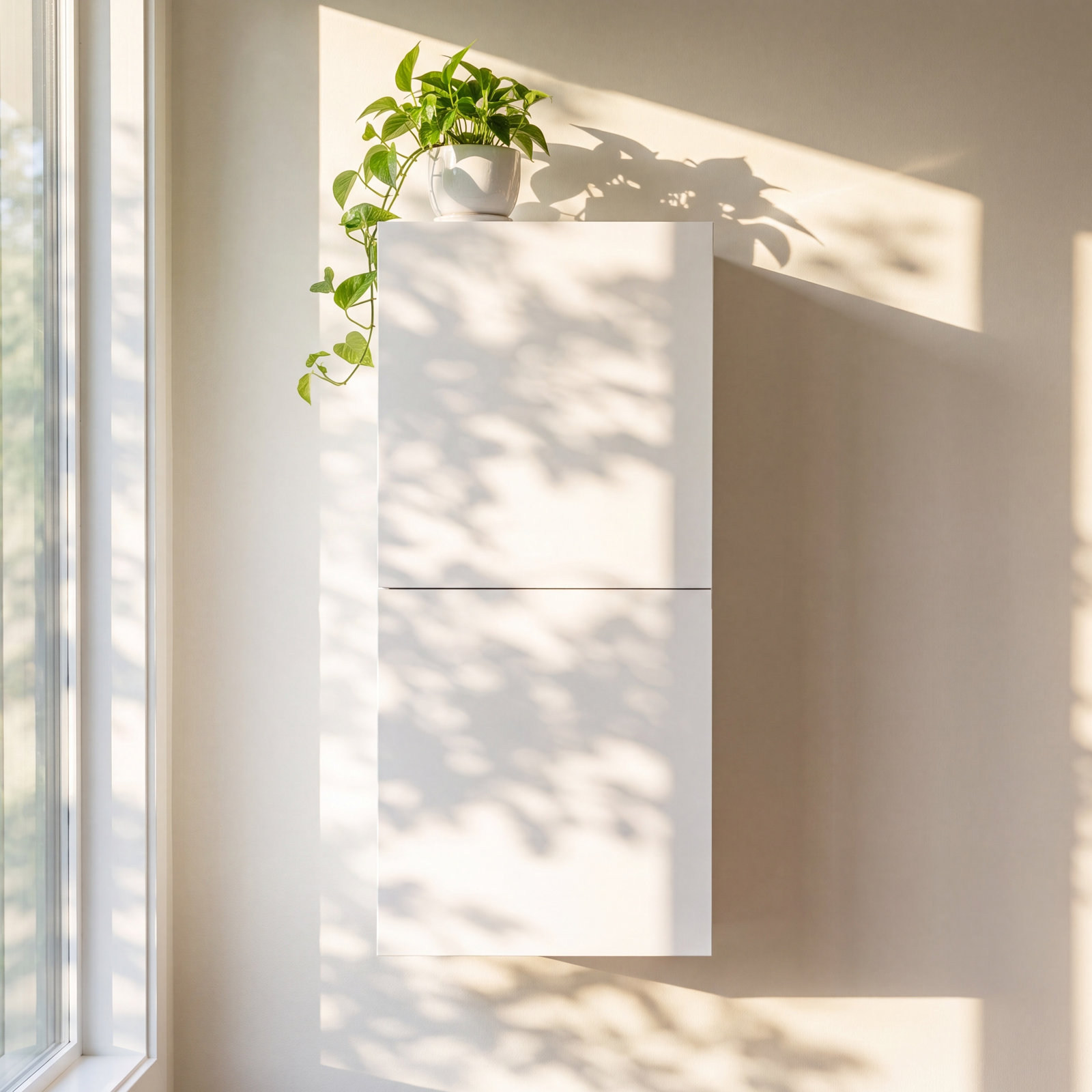 Royetta Linen Cabinet, Gloss White