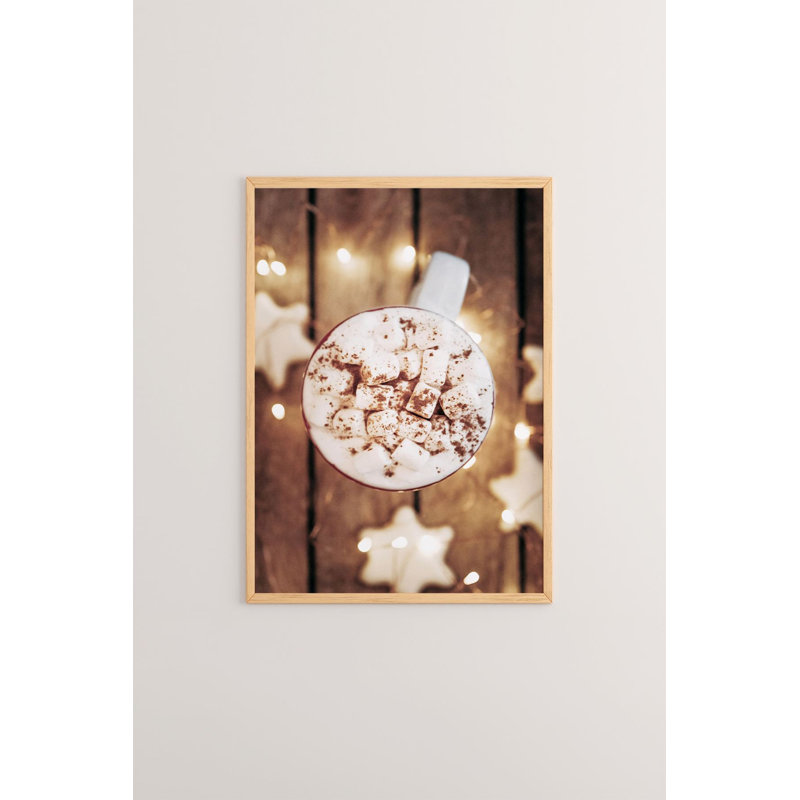 «Festive Christmas», peinture encadrée décorative de 13,0 po x 19,0 po | Cadre 100% bois massif (épaisseur: 0,8 pouce), œuvre d'art 100% MDF | Impression numérique pour des couleurs vives, décoration murale parfaite pour la maison et le bureau