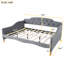 Lit plateforme tapissier Charletta
