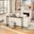 47.2" W Manufactured Wood and Iron Console Table-292362207