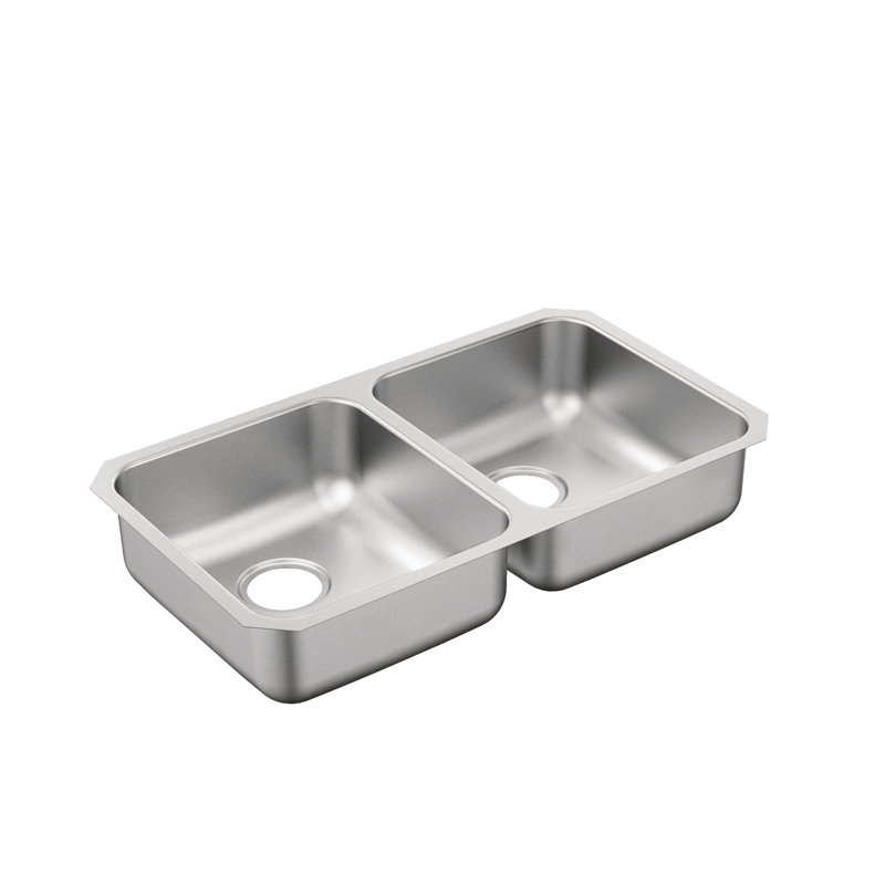 2000 Series 31" x 18" Double Basin Undermount Kitchen Sink