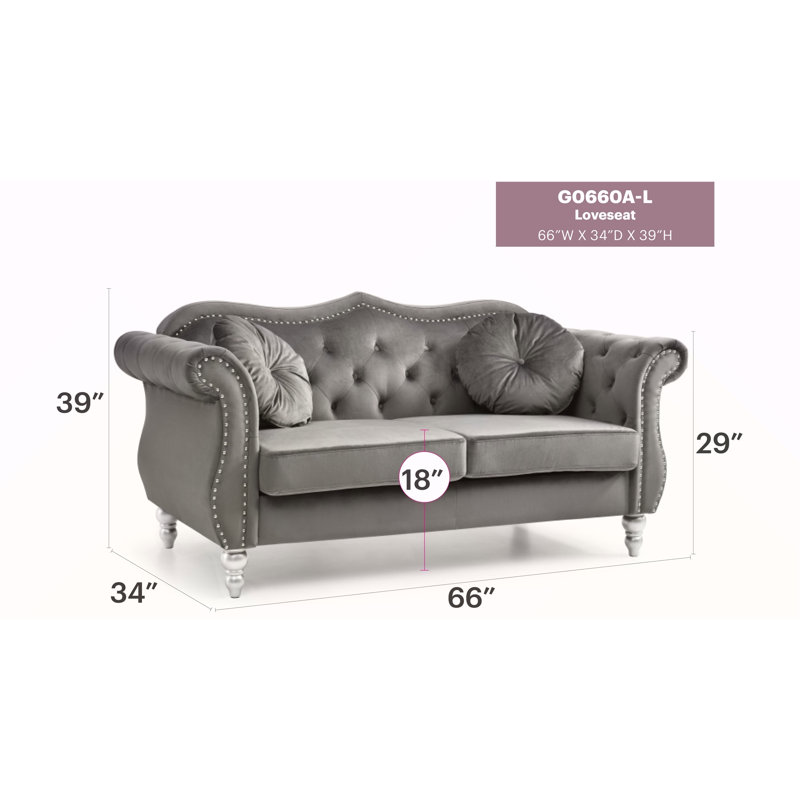 Causeuse Cozy, Gris foncé