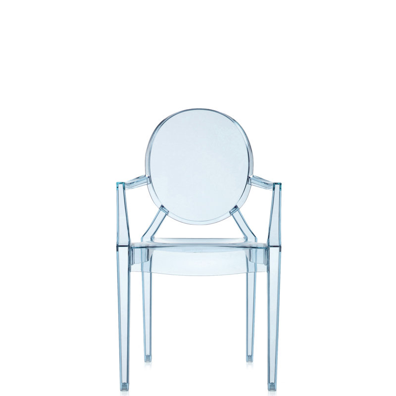 Ghost Outdoor Dining Armchair, Sky Blue