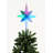 14.5" Winter Frost B/O Multi-Color LED Bethlehem Star Christmas Tree Topper