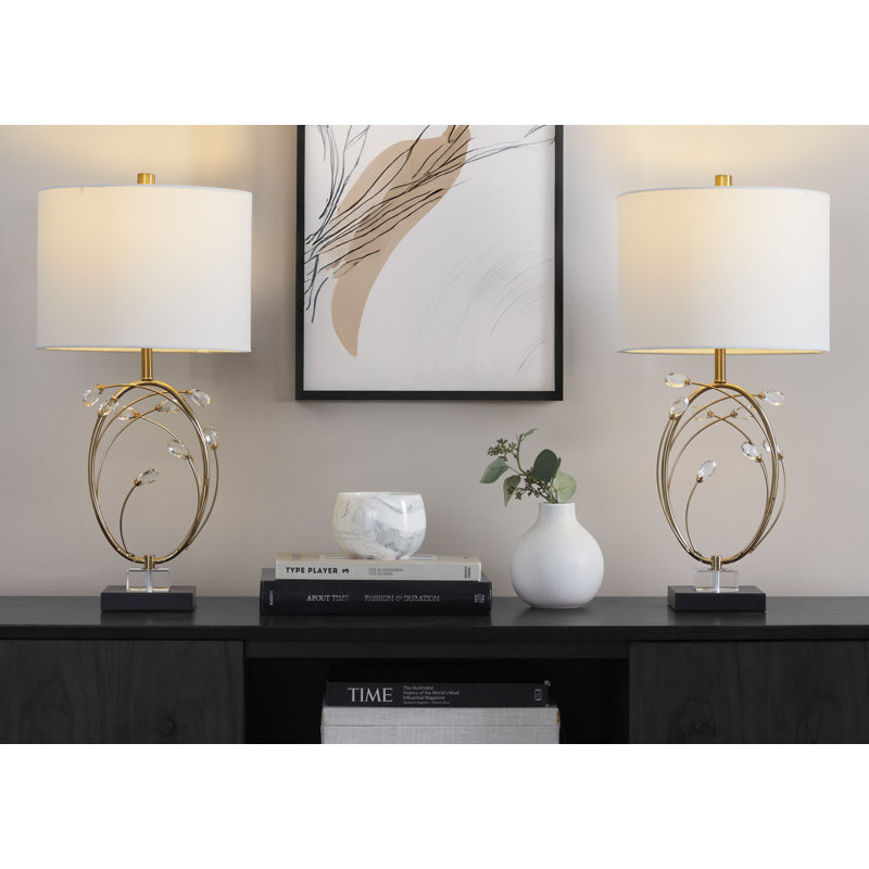 Crystal Table Lamp - Set of 2