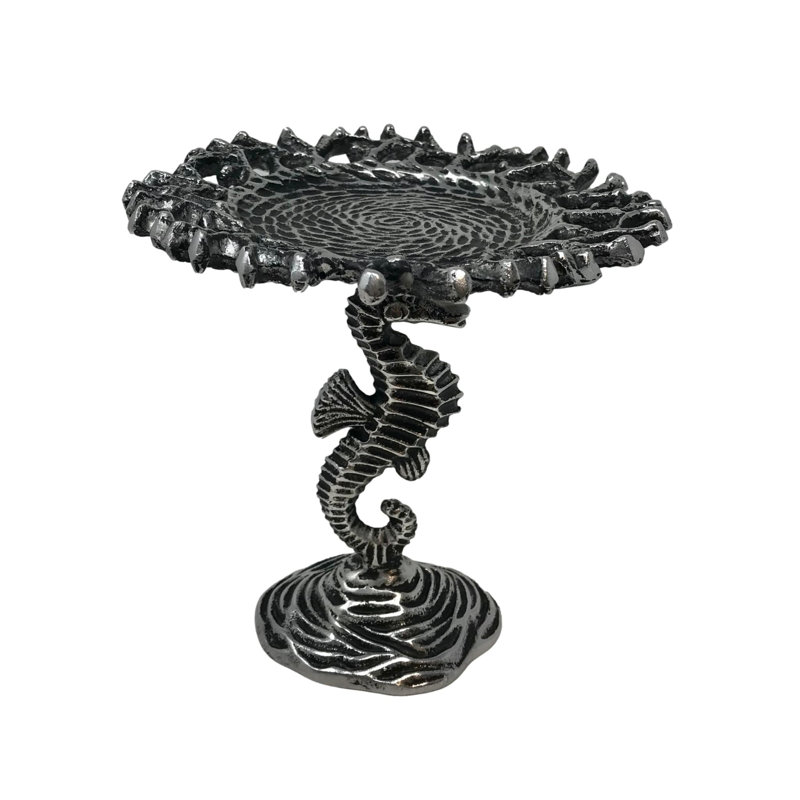 Assiette à bougie hippocampe