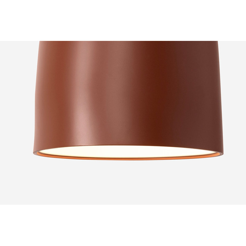 Vessel Pendant Light, Sedona, White, 18.5'' H x 9'' W x 9'' D