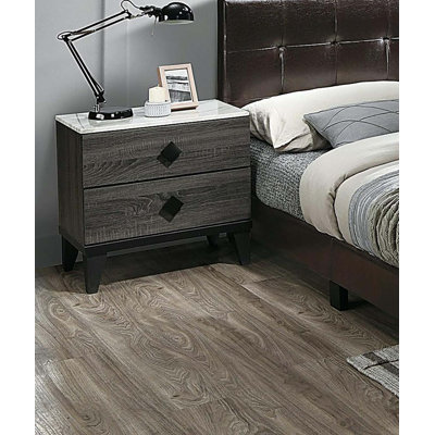 Bedroom Furniture Look Nightstand Drawers Bed Side Table plywood