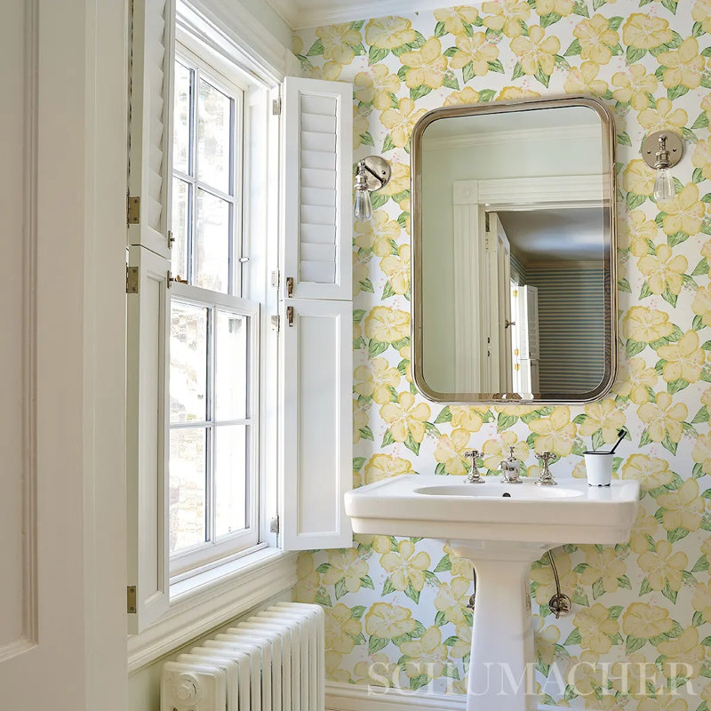 Schumacher x Victor Glemaud Fabienne Wallpaper, Yellow