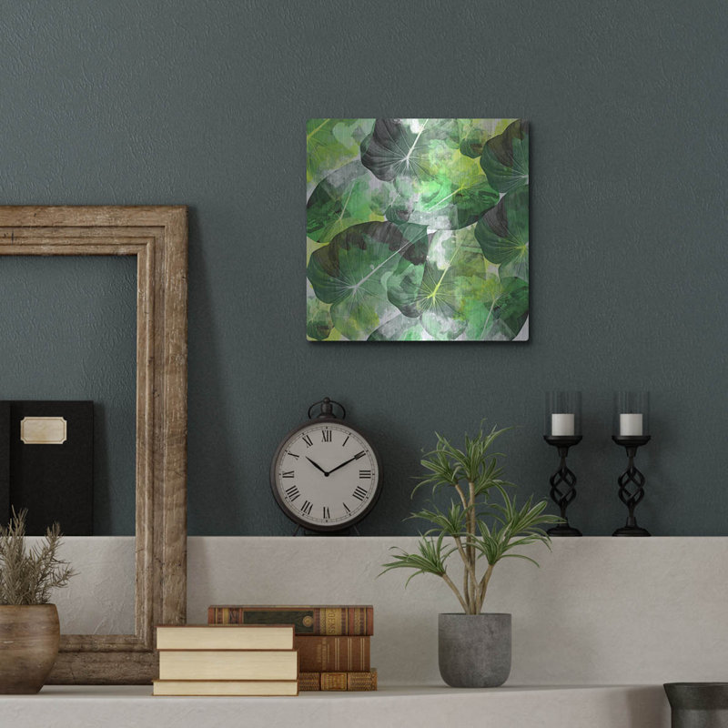 Art mural en métal Latitude Run® «Tropical Art 2» par Mark Ashkenazi, H 12 po x l 12 po
