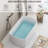 49 - Inch Acrylic Freestanding Soaking Tub, Square Design, Overflow, Comfortable Sitting Arrangement, Easy To Clean Surface Sitting, Low Maintenance