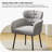 Turgeon Boucle Mid-Century Modern 19"H Dining Chair with Adjustment Feet-1449731518