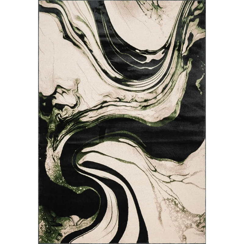 Geometric Area Rug, Runner 60 x 300 cm