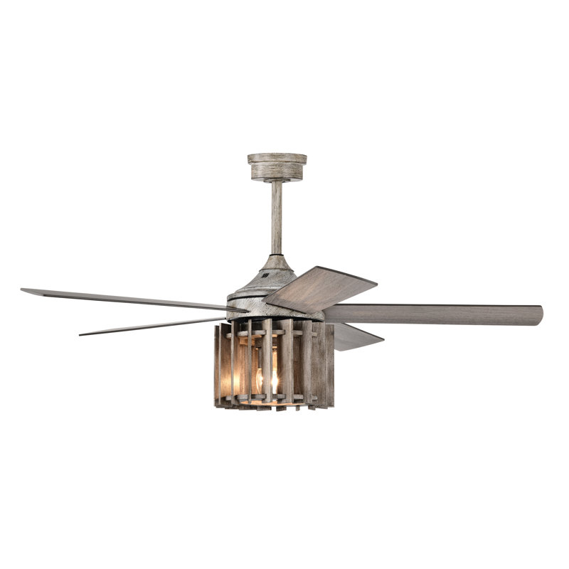 Ventilateur de plafond 52 po avec lumière Olivia