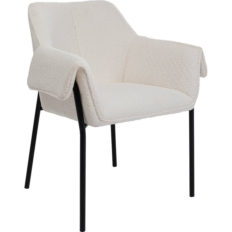 Bess Armchair in Cream, Cream coloured