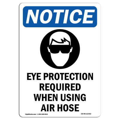 Eye Protection Required Sign