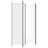 WALPLUS 4 Panel Room Divider White 200 x 200 cm Fabric Folding Privacy Screen Partition