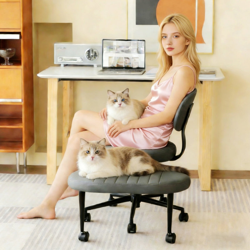 Chaise de bureau avec méditation pivotante