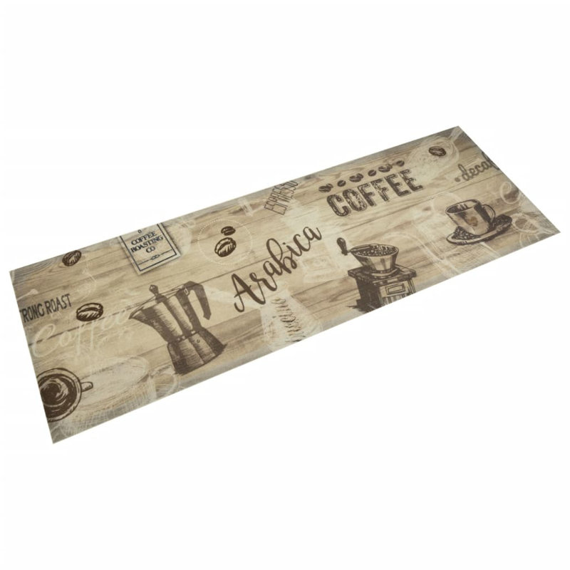 Snyderville Kitchen Mat, Light Brown, 60 x 180 cm