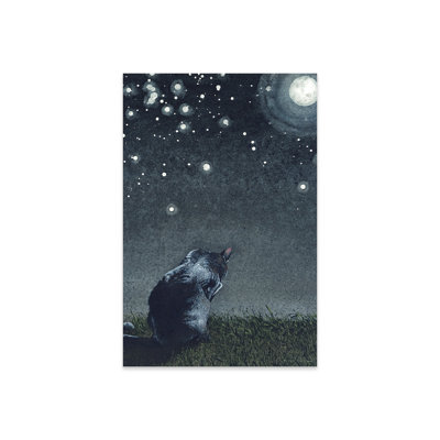 Bain de lune sur plastique / acrylique par Maggie Vandewalle, peinture