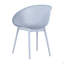 Ensemble de 2 chaises longues modernes - plastique PP intérieur / extérieur toutes saisons-2013188861