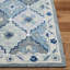 Tapis bleu en laine touffeté à la main Digit-337695673