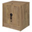 Table de chevet à 2 tiroirs Geary Mango avec lumières DEL et USB-1942763923
