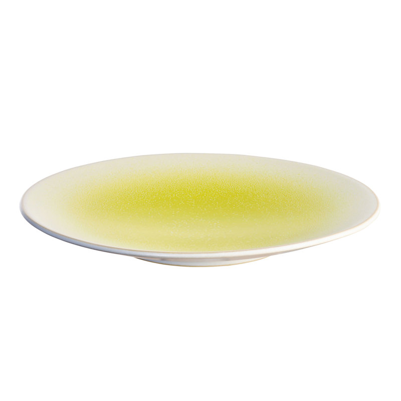 ASA Selection Koi dinner plate, porcelain, yellow, 25cm