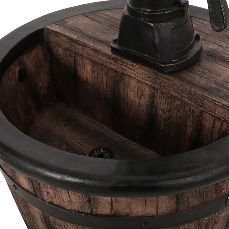 Hand Crafted Weather Resistant Floor Fountain with Light