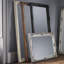 Lindsay Wood Flat Floor Mirror-7445747