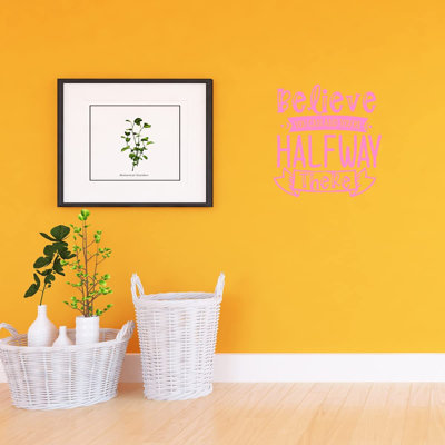 Text & Numbers Non-Wall Damaging Wall Decal