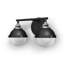 Kyoto 2 Light Seeded Dimmable Vanity Light