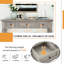 Console de style rétro classique avec trois tiroirs supérieurs et tablette inférieure ouverte-88235952