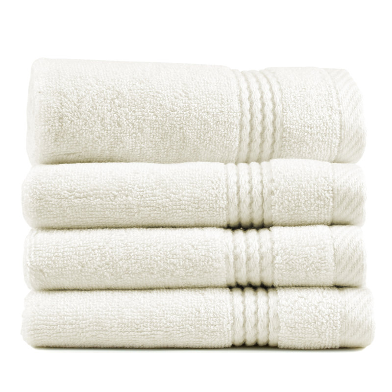 Abenamar Lara Turkish Cotton Towel Washcloth, Cream