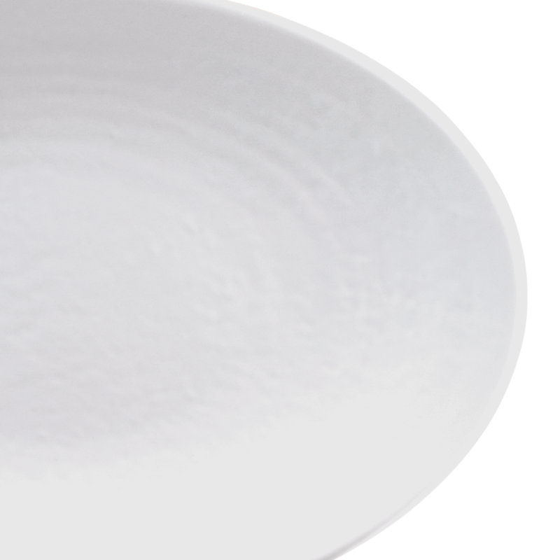 Plateau en mélamine pebble, Blanc, H 1 po x l 12,75 po x P 8,75 po