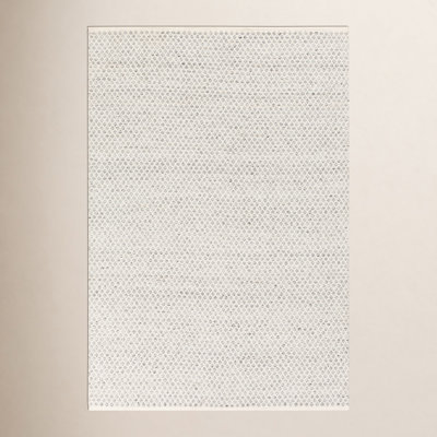 Hinton Gray Hand-Woven Outdoor Geometric Rug