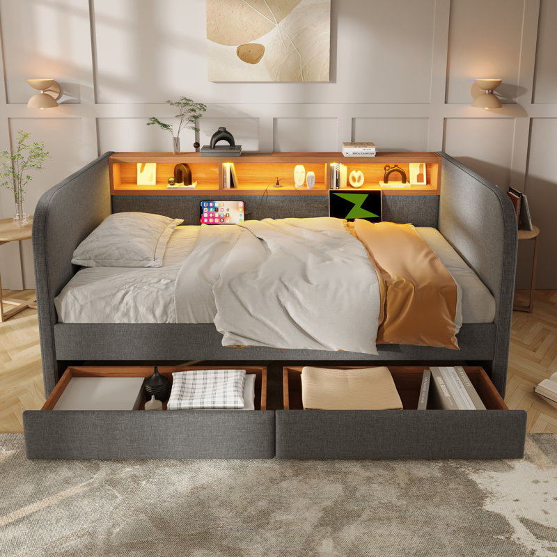 Single (3') Bed Frame, Grey