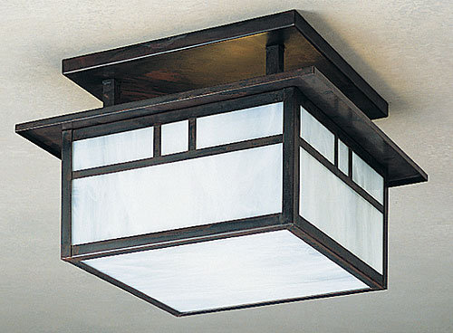 Huntington 2 - Light Semi Flush Mount, Yes, Bronze, Cream