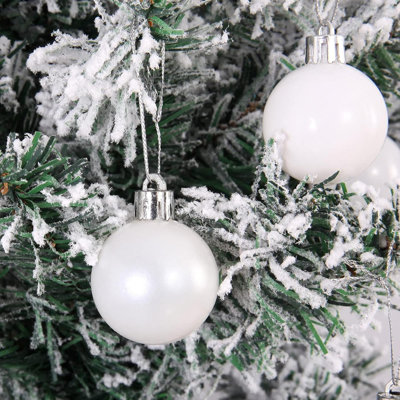 24Pcs Christmas Balls Ornaments For Xmas Christmas Tree - 2.36 Inch Shatterproof Christmas Tree Decorations Hanging Ball For Holiday Wedding Party Decoration