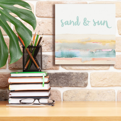 «Boho Tropical Sign 3» par Danhui Nai, art mural sur toile