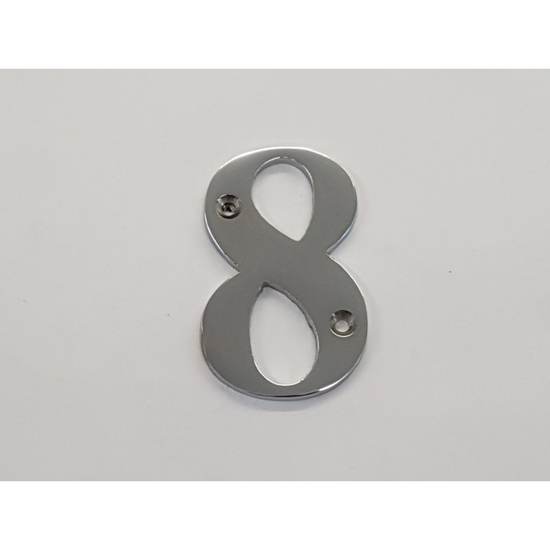 Cadarrah 19.3cm H Metal House Number, 8