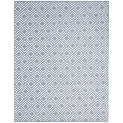 Tapis d'intérieur moderne bleu Ebern Designs Garp