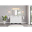 60" Solid Wood Sink Vanity  With 1' Artificial Stone Top-439160358