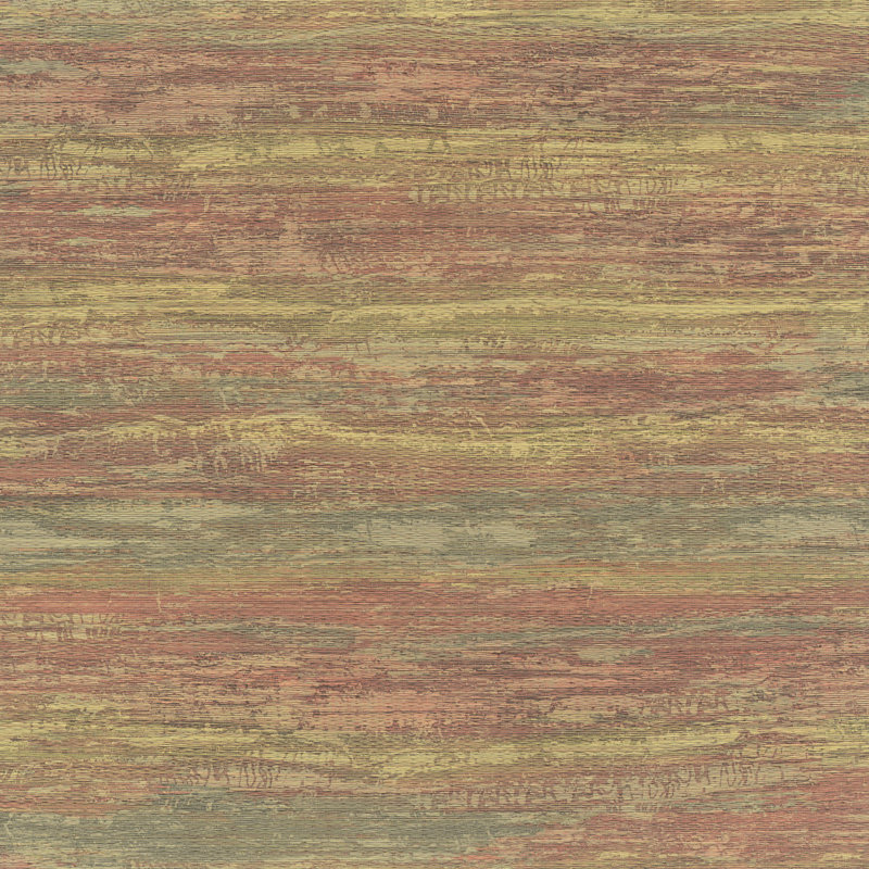 Energy Collection Grasscloth Effect Matte Wallpaper Roll, Red